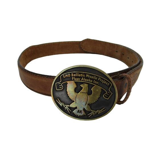 Ballistic Missile Project Flour Alaska GMD Ground-based Midcourse Defense Buckle